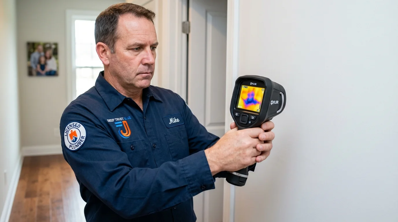 Thermal imaging leak detection by Johns Plumbing LLC in Orwigsburg